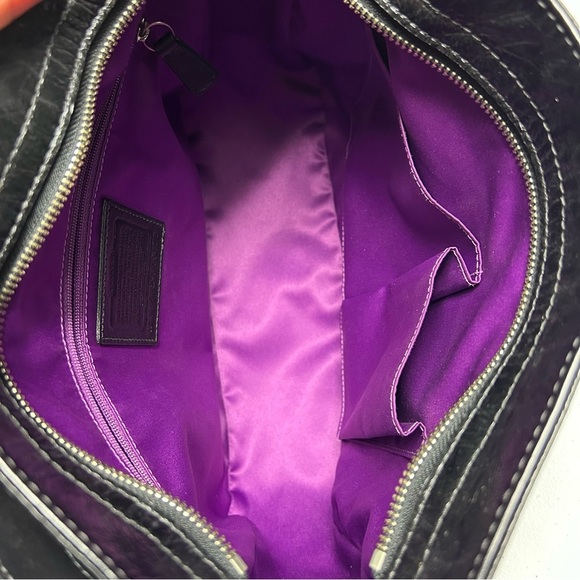 Vintage Coach Zoe Black Leather Shoulder Bag Purse | Model: F1082-F15478 - Picture 16 of 16